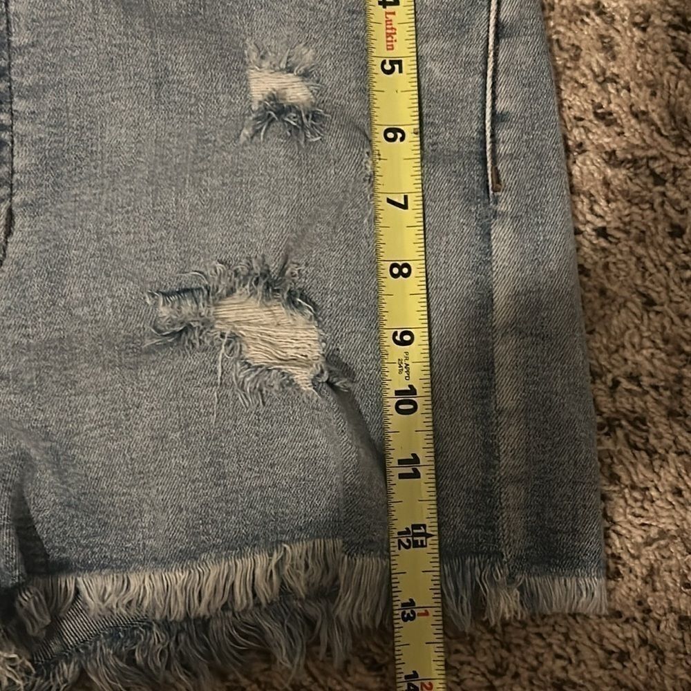 NWT Sneak Peek jean shorts high rise Large C - Picture 7 of 9
